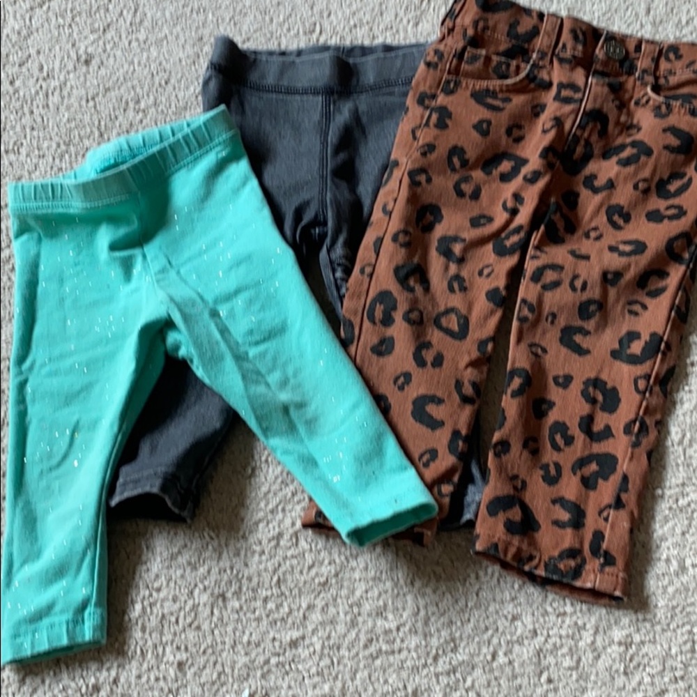 Baby girl pants 3 pair.